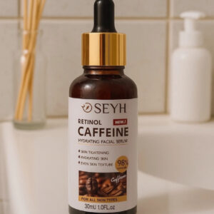 ☕ Sérum visage hydratant SEYH Retinol Caffeine – Pour une peau lissée et éclatante ☕